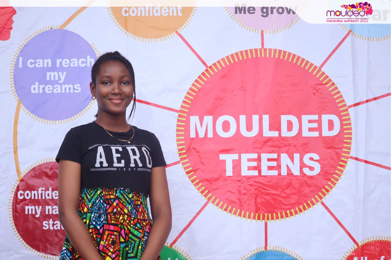 Teen at Mararaba Outreach 2021